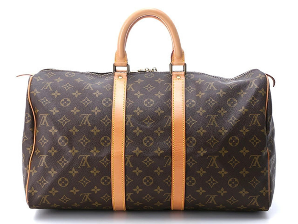 LOUIS VUITTON Keepall Boston Bag Monogram